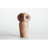Owl, natural oak wood