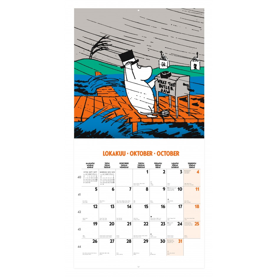 Calendrier Moomin 2020 Calendrier Moomin 2020