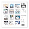 Calendrier mural Moomin 2020, 20 x  20 cm