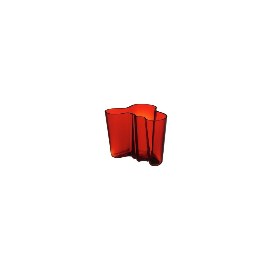 Vase Aalto Savoy 160 mm, Rouge rubis Vase Aalto Savoy 160 mm, Rouge rubis