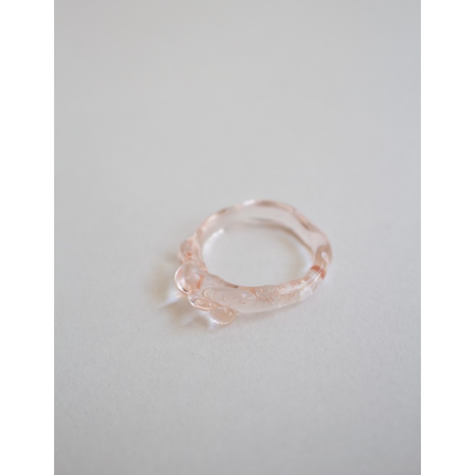 Kati Tola | Bague en verre rose Kati Tola | Bague en verre rose