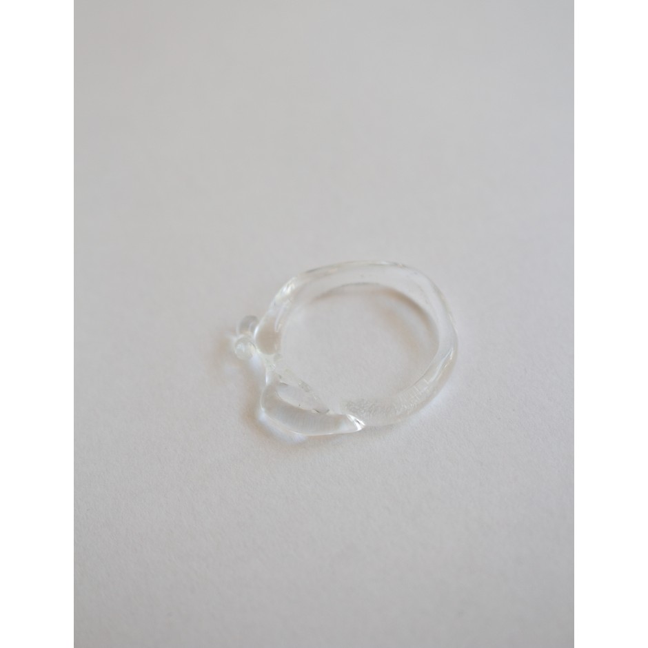 Kati Tola | Bague en verre clair 1 Kati Tola | Bague en verre clair 1