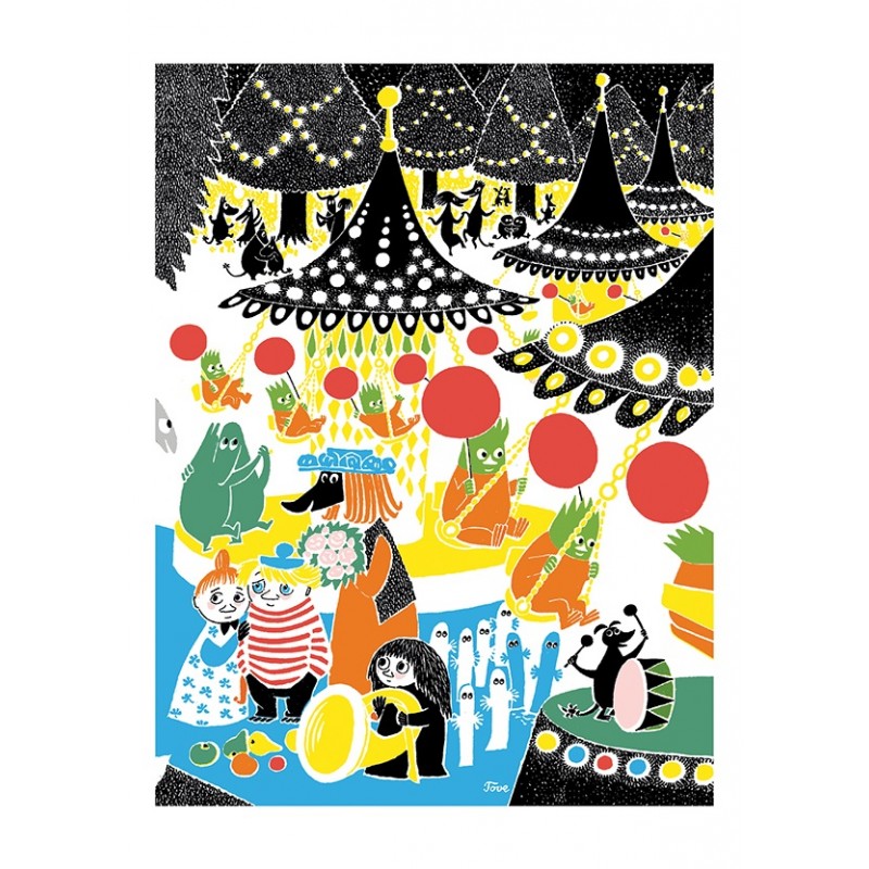 Moomin post card - Carnival Moomin post card - Carnival