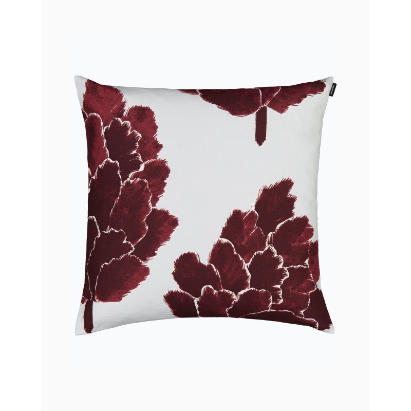 Housse de coussin Käpykukka, Marimekko, en mélange de lin-cotton