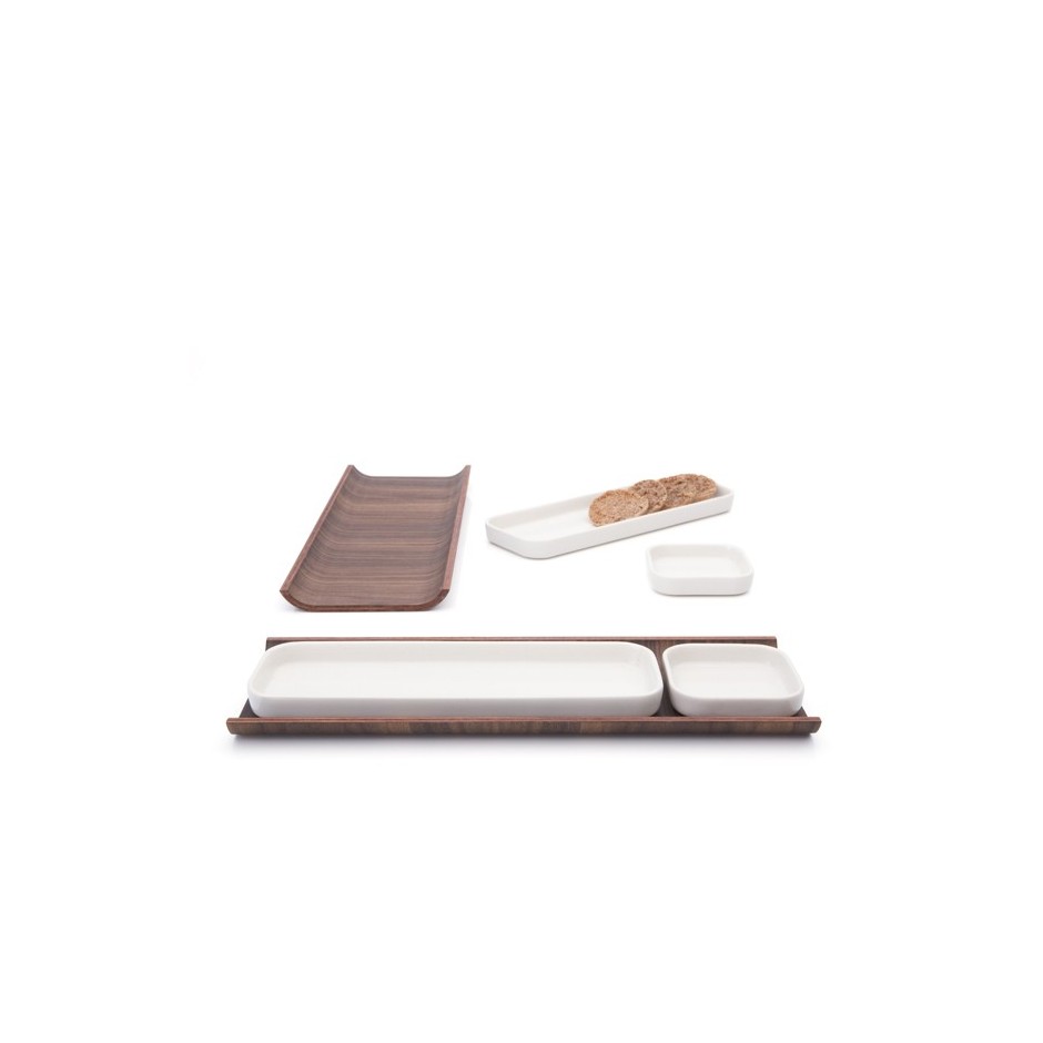 Plat de service CONTOUR 24 x 15 cm, blanc, céramique, MIJ 🔵 13,19