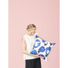 Housse de coussin Orvokki bleu, Kauniste