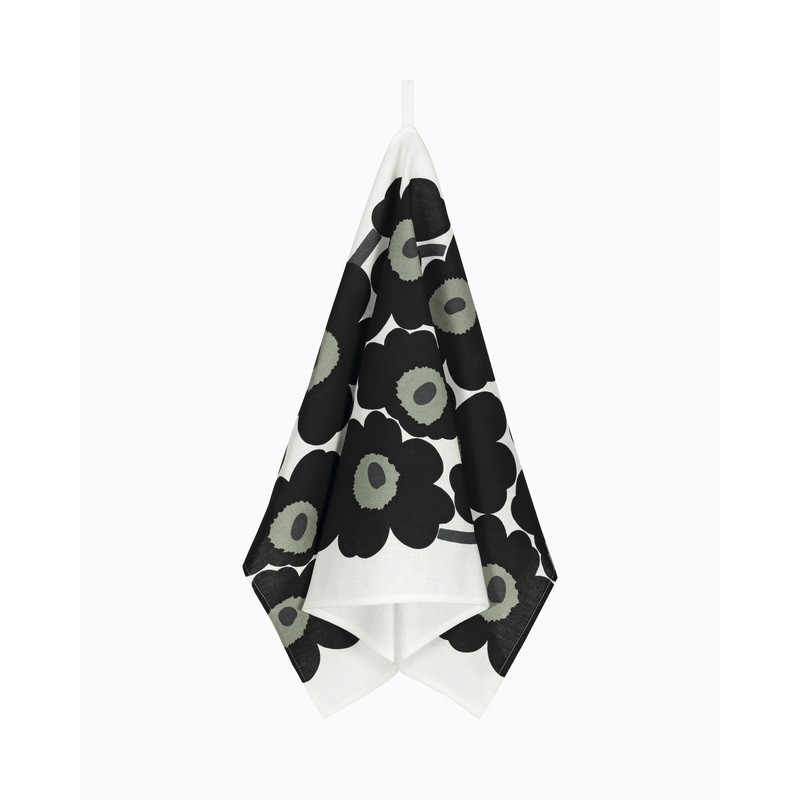 Torchon Marimekko motif Unikko vendu par deux pièces