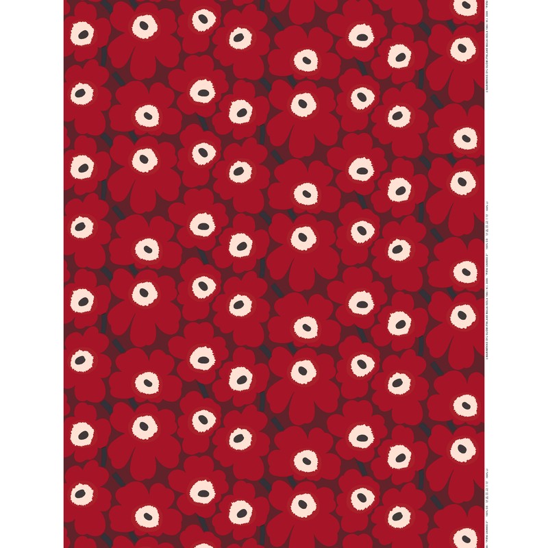 Marimekko cotton fabric Pieni Unikko Marimekko cotton fabric Pieni Unikko