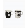 Juhla Unikko, set de deux mugs, serie limitée, Marimekko chez FINNOVA à Paris et en ligne finnovashop.com