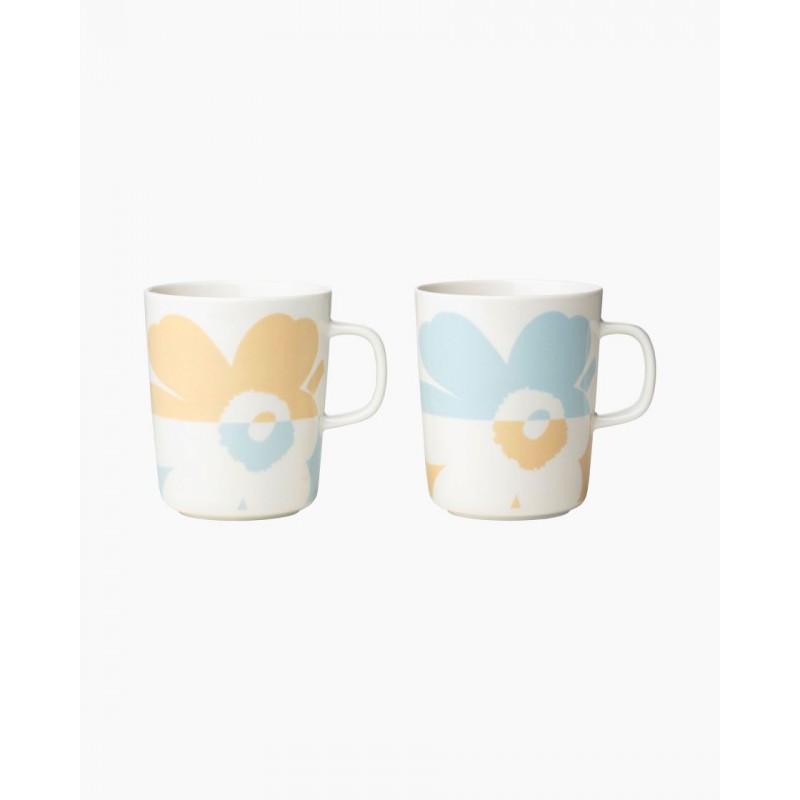 Oiva/Suur Unikko, set de deux mugs, serie limitée, Marimekko