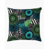 Pieni Siirtolapuutarha housse de coussin, blanc, vert, noir, Marimekko