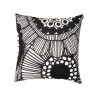 Siirtolapuutarha housse de coussin, 50 x 50 cm en noir et blanc, Marimekko