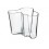 Vase Aalto Savoy, clair, design par l'architecte finlandais Alvar Aalto en 1936.