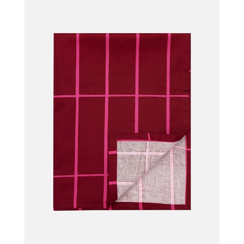 Nappe en coton satiné avec le motif Tiiliskivi 145 x 280 cm, Marimekko Nappe en coton satiné avec le motif Tiiliskivi 145 x 280 cm, Marimekko
