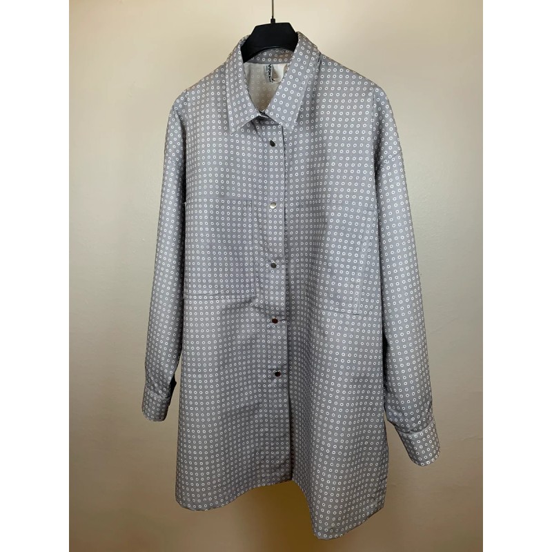 Chemisier Mininolla en gris et blanc, Vuokko Chemisier Mininolla en gris et blanc, Vuokko