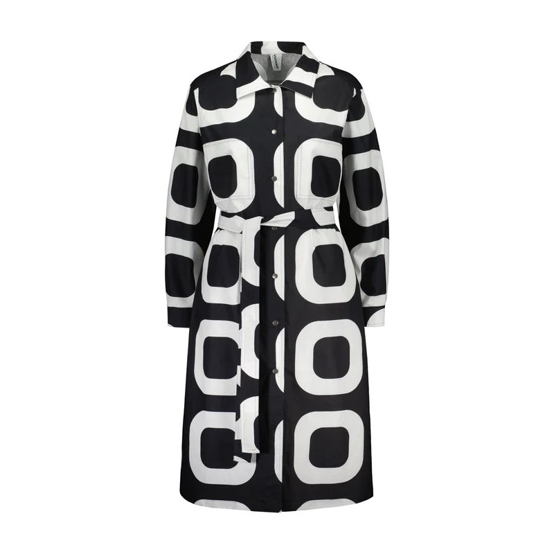 Robe Kalevala Rengas noir et blanc, Vuokko Robe Kalevala Rengas noir et blanc, Vuokko