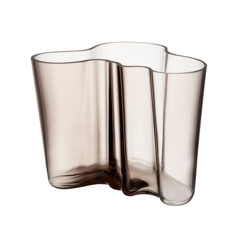 Vase Aalto en coloris de lin, 160 mm, Iittala Vase Aalto en coloris de lin, 160 mm, Iittala