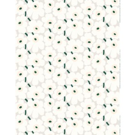 Tissu Marimekko Unikko en coton certifié OEKO-TEX. Imprimé en Finlande