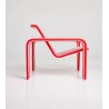 Fauteuil 004 rouge et blanc