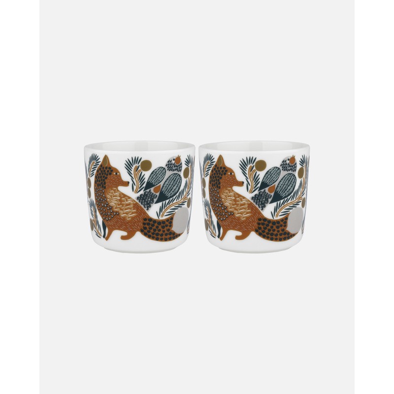 Oiva/Ketunmarja, set de deux tasses sans anse, Marimekko, achetez chez FINNOVA PARIS 5 Oiva/Ketunmarja, set de deux tasses sans anse, Marimekko, achetez chez FINNOVA PARIS 5