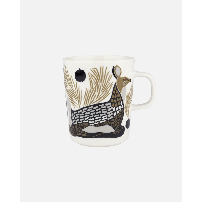 Mug Peura en grès blanc de Marimekko, volume 2.5 dl Mug Peura en grès blanc de Marimekko, volume 2.5 dl