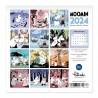 Calendrier mural Moomin 2024, 20 x 20 cm disponible. Illustrations originales de TOVE JANSSON.