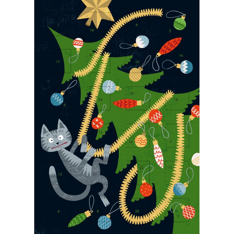 Beau calendrier de l'avent pour les petits et grands imprimé en Finlande. Beau calendrier de l'avent pour les petits et grands imprimé en Finlande.