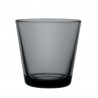 Verres Kartio 21 cl, gris foncé, set de 2 verres