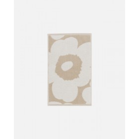 Serviette d'invité Unikko beige et blanc de la marque finlandaise Marimekko