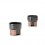 WARM - tasses Expresso empilables noires 8 cl x 2 