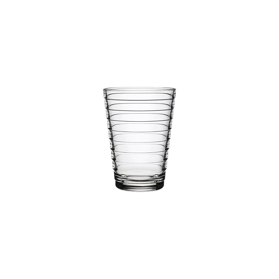 Aino Aalto tumbler 33 cl, by 2 pieces, clear Aino Aalto tumbler 33 cl, by 2 pieces, clear