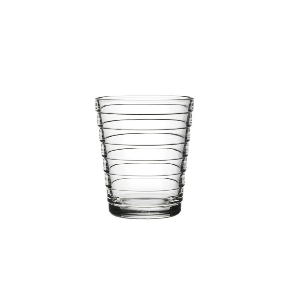 Aino Aalto tumbler 22 cl, clear, set of 2 pieces, Iittala Aino Aalto tumbler 22 cl, clear, set of 2 pieces, Iittala