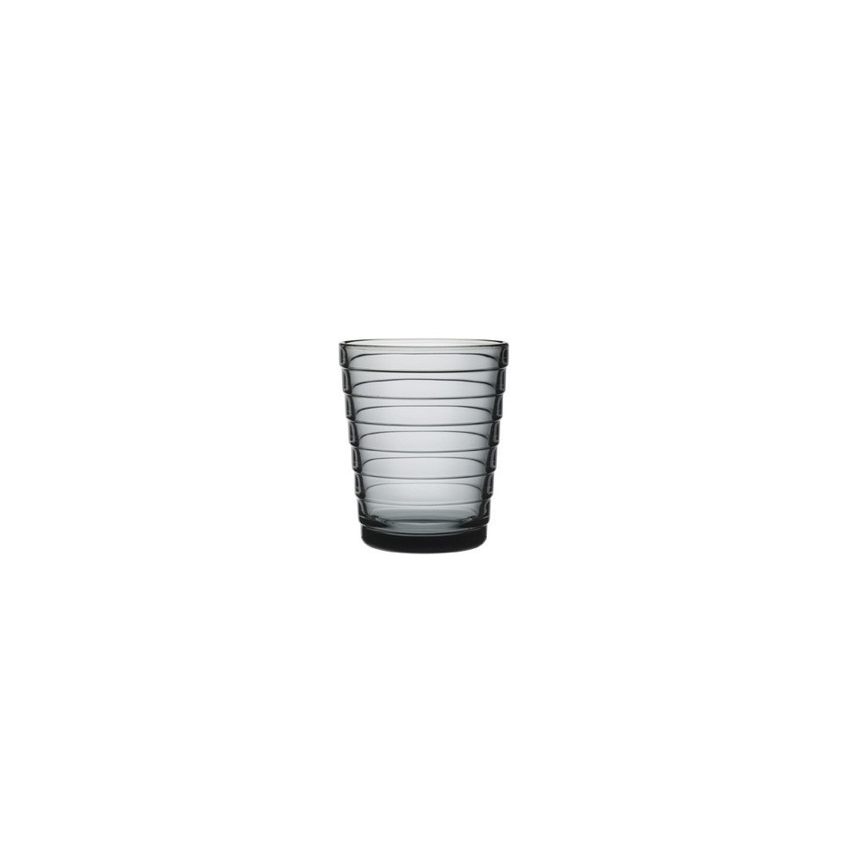 Verres Aino Aalto 22 cl, gris, set de 2 verres Verres Aino Aalto 22 cl, gris, set de 2 verres
