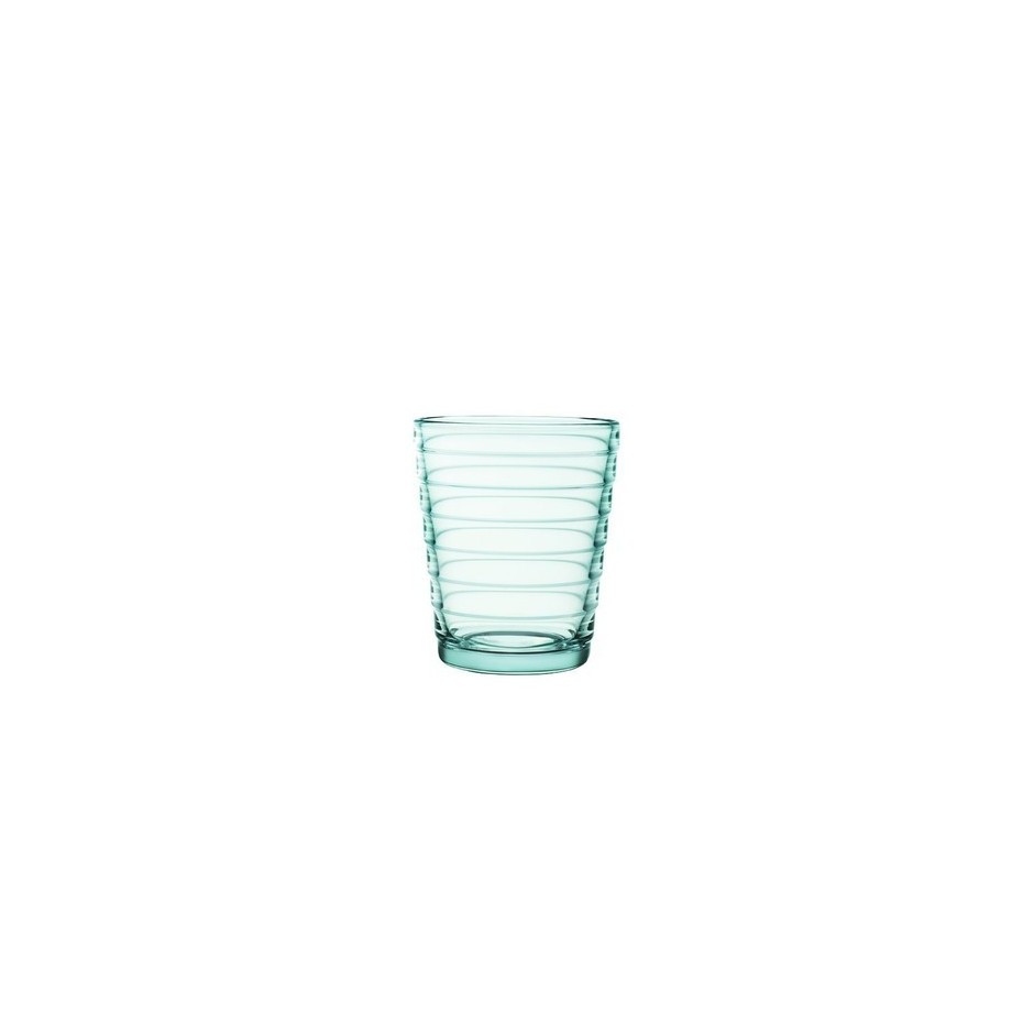 Verres Aino Aalto 22 cl, vert d'eau, set de 2 verres